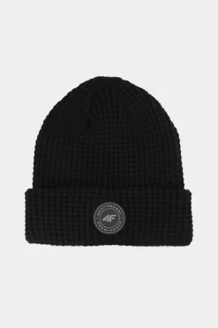 Sale 4F Chłopięca Czapka Zimowa JWAW24ACAPM424-21S Czarna