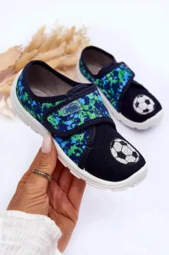 Online Chłopięce Papcie Piłki 974X506 Granatowe Dzieci Chłopięce