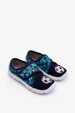 Online Chłopięce Papcie Piłki 974X506 Granatowe Dzieci Chłopięce