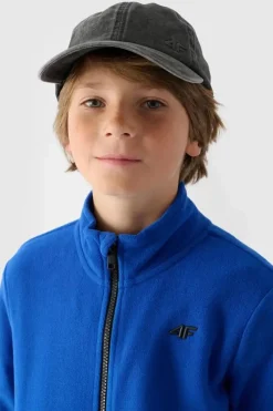 Bluzy Dziecięce|Odzież 4F></noscript>4F Chłopięcy Polar Ze Stójką JWMM00TFLEM245-36S Niebieski