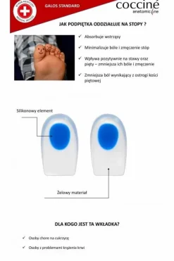 Podpiętki>pielęgnacja obuwia Coccine COCCINE GALOS Podpiętki Na Ostrogi Z Żelu