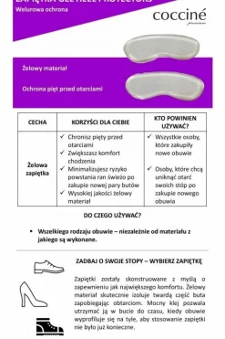 Zapiętki>pielęgnacja obuwia Coccine Coccine Gel Heel Protectors Zapiętki Żelowe