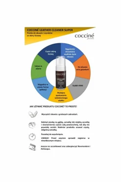 Best Coccine Pianka do Skór Licowych Leather Cleaner Ochrona