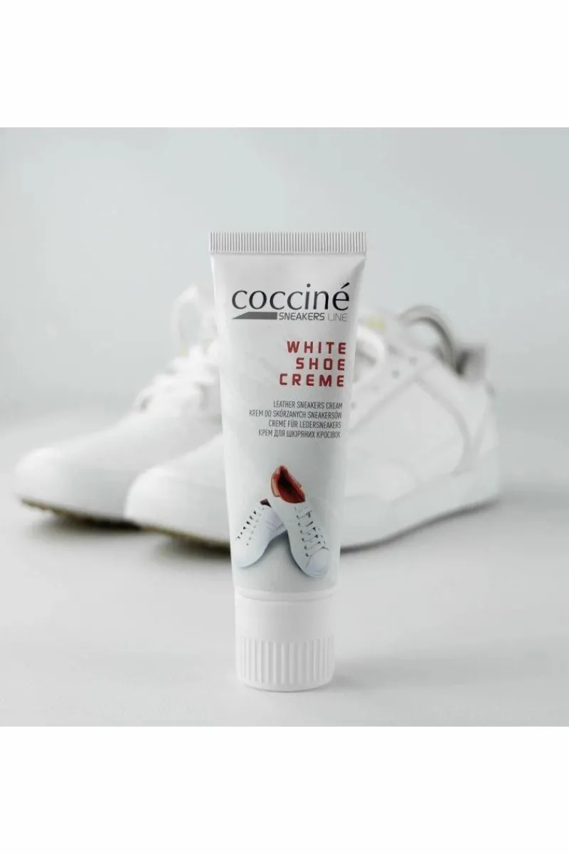 Online pielęgnacja obuwia Coccine COCCINE WHITE SHOE CREAM Odżywczy Krem Do Pielęgnacji Obuwia 75ML