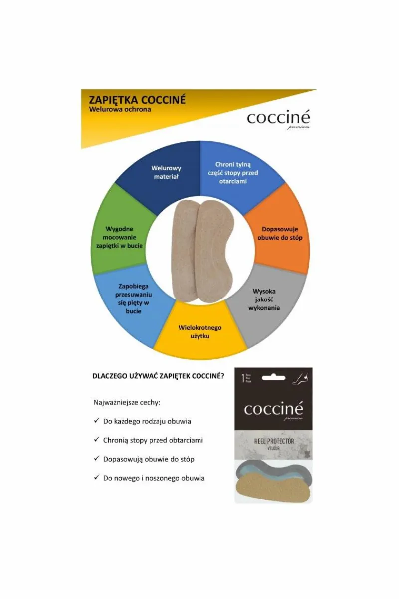 Clearance Coccine Zapiętki Heel Protector Zapiętki