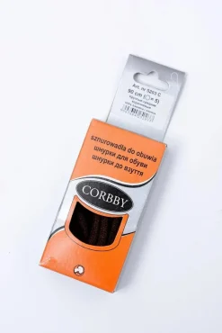 Sznurowadła>Corbby Bawełniane Brązowe Okrągłe Sznurowadła Brązowy