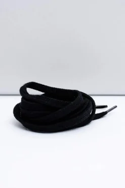 Sznurowadła>Corbby Bawełniane Czarne Płaskie Sznurowadła Czarny