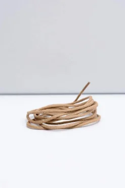 Online Beżowe Woskowane Cienkie Sznurowadła B Sznurowadła