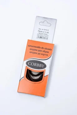 New Brązowe Woskowane Cienkie Sznurówki Sznurowadła