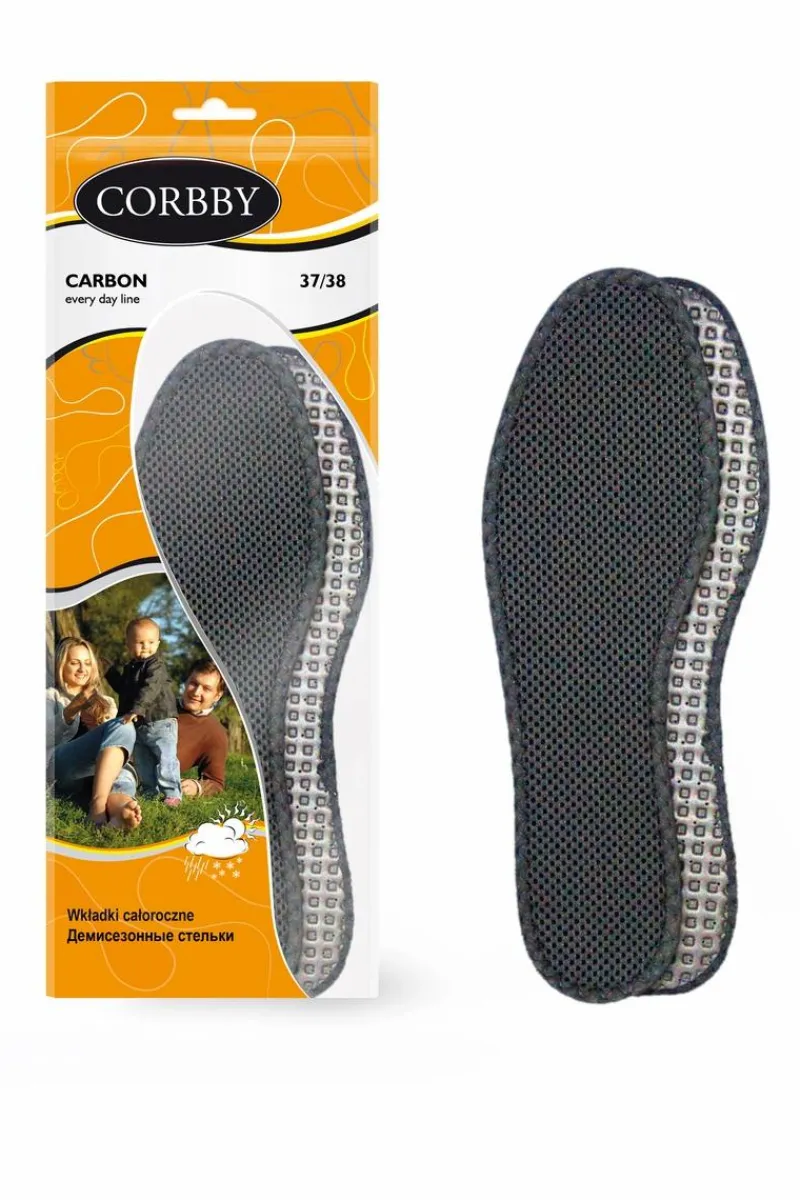 Wkładki>Corbby CARBON wkładki z tkaniną dystansującą i węglem aktywnym