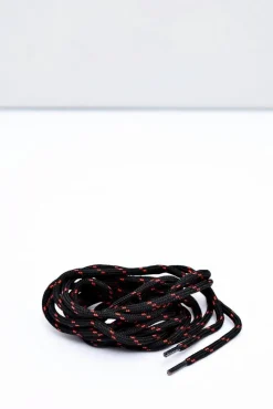 Corbby Trekkingowe Sznurowadła Czarno Czerwone