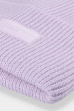 Online Czapka Zimowa Damska Z Logo AW23ACAPF295-52S Fioletowa Okrycia Głowy