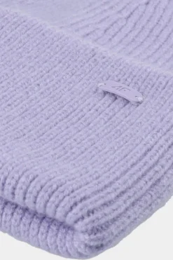 Online Czapka Zimowa Z Dodatkiem Materiałów Z Recyklingu AW23ACAPF288-52S Fioletowa Okrycia Głowy