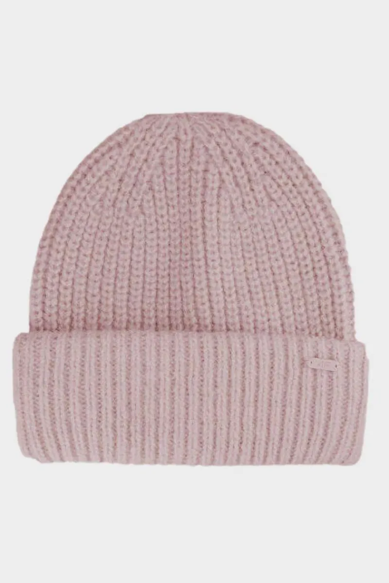 Clearance Czapka Zimowa Z Dodatkiem Wełny Damska AW23ACAPF290-56S Różowa Okrycia Głowy