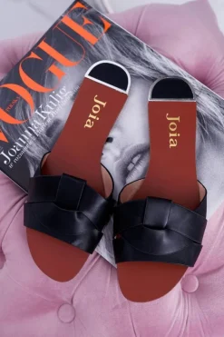 Clearance Boto Czarne Damskie Klapki Sluck