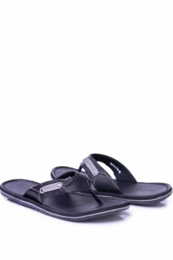 Klapki Męskie Japonki>Boto Czarne Lekkie Klapki Japonki Ayumu