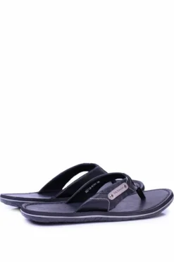 Klapki Męskie Japonki></noscript>Boto Czarne Lekkie Klapki Japonki Ayumu