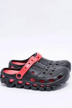 Boto Czarne Męskie Ogrodowe Lekkie Klapki Kroksy Eva