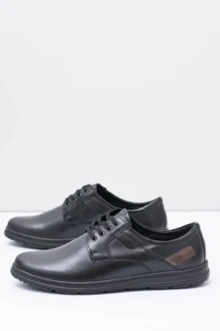 Półbuty Casual></noscript>Boto Czarne Męskie Półbuty Casual Manifesto