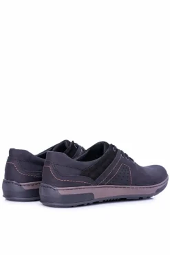 Sale Boto Czarne Męskie Półbuty Casual Ventrillo