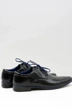 Clearance Boto Czarne Męskie Półbuty Wizytowe Marcello