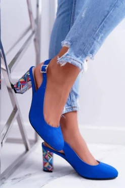 Czółenka Zamszowe|Czółenka Na Słupku><noscript><img width=