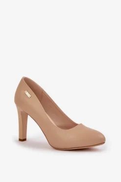 Sale Czółenka Damskie Na Słupku Sergio Leone Coffe Campbell Damskie Czółenka Na Słupku|Czółenka Klasyczne