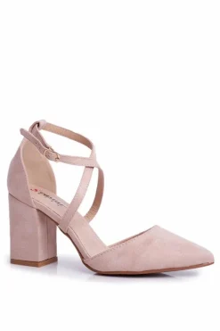 Czółenka Zamszowe|Czółenka Na Słupku><noscript><img width=