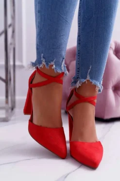 Czółenka Zamszowe|Czółenka Na Słupku><noscript><img width=