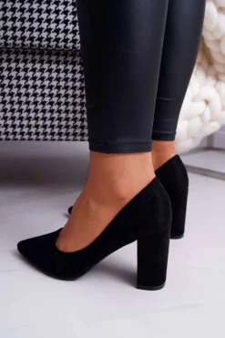 Czółenka Zamszowe|Czółenka Na Słupku><noscript><img width=