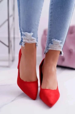 Czółenka Zamszowe|Czółenka Na Słupku><noscript><img width=