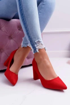 Czółenka Zamszowe|Czółenka Na Słupku><noscript><img width=