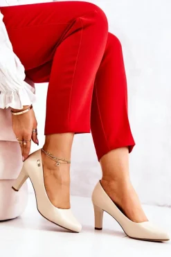 Czółenka Na Słupku|Czółenka Klasyczne><noscript><img width=