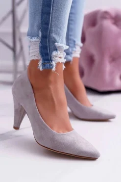 Czółenka Zamszowe|Czółenka Na Słupku><noscript><img width=