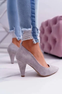 Czółenka Zamszowe|Czółenka Na Słupku><noscript><img width=