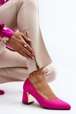 Czółenka Zamszowe|Czółenka Na Słupku><noscript><img width=