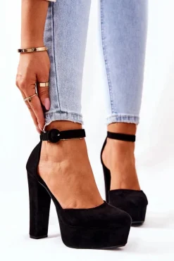 Czółenka Na Platformie|Czółenka Zamszowe><noscript><img width=