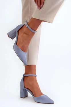 Czółenka Zamszowe|Czółenka Na Słupku><noscript><img width=