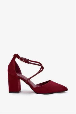 Czółenka Zamszowe|Czółenka Na Słupku><noscript><img width=