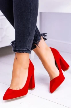 Czółenka Zamszowe|Czółenka Na Słupku><noscript><img width=