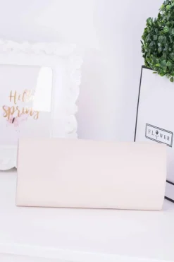 Kopertówki>Boto Damska Beżowa Kopertówka Złoty Łańcuch