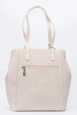 Discount Monnari Damska Beżowa Torebka Shopper Worek