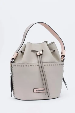 Outlet Monnari Damska Beżowa Torebka Torba Worek