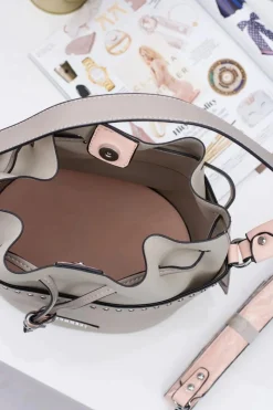 Outlet Monnari Damska Beżowa Torebka Torba Worek