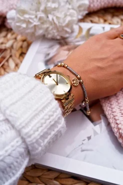 Online Boto Damska Bransoleta Łańcuszek Drzewo Życia Złota Tree