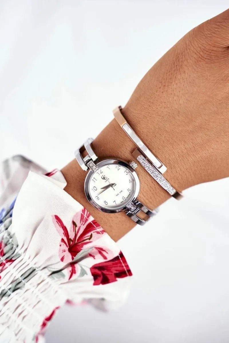 Clearance Damska Bransoleta Stalowa Z Cyrkoniami Różowe Złoto Sekvana Bransoletki