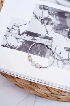 Best Boto Damska Bransoleta Z Cyrkoniami Złota Orteas