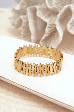 Bransoletki>Glam Chic Damska Bransoleta Ze Stali Nierdzewnej Złota