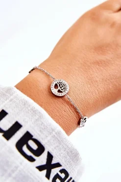 Bransoletki>Giorgio&Dario Damska Bransoletka Celebrytka Trzy Drzewa Życia Srebrna