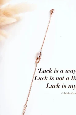 Discount Boto Damska Bransoletka Celebrytka Z Owalnymi Ozdobami Różowe Złoto